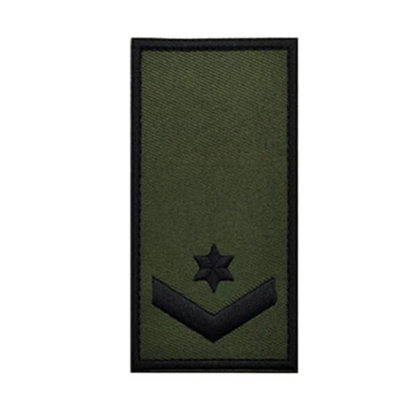 זוג דרגות טקטיות רס"ם (רב סמל מתקדם) למדים טקטיים