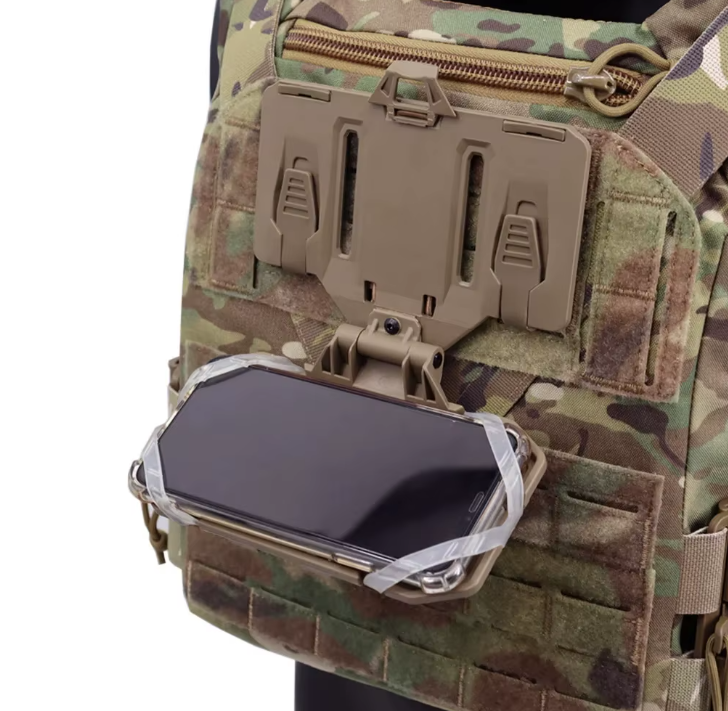 מחזיק טלפון טקטי – תואם MOLLE ומתאים לווסטים טקטיים