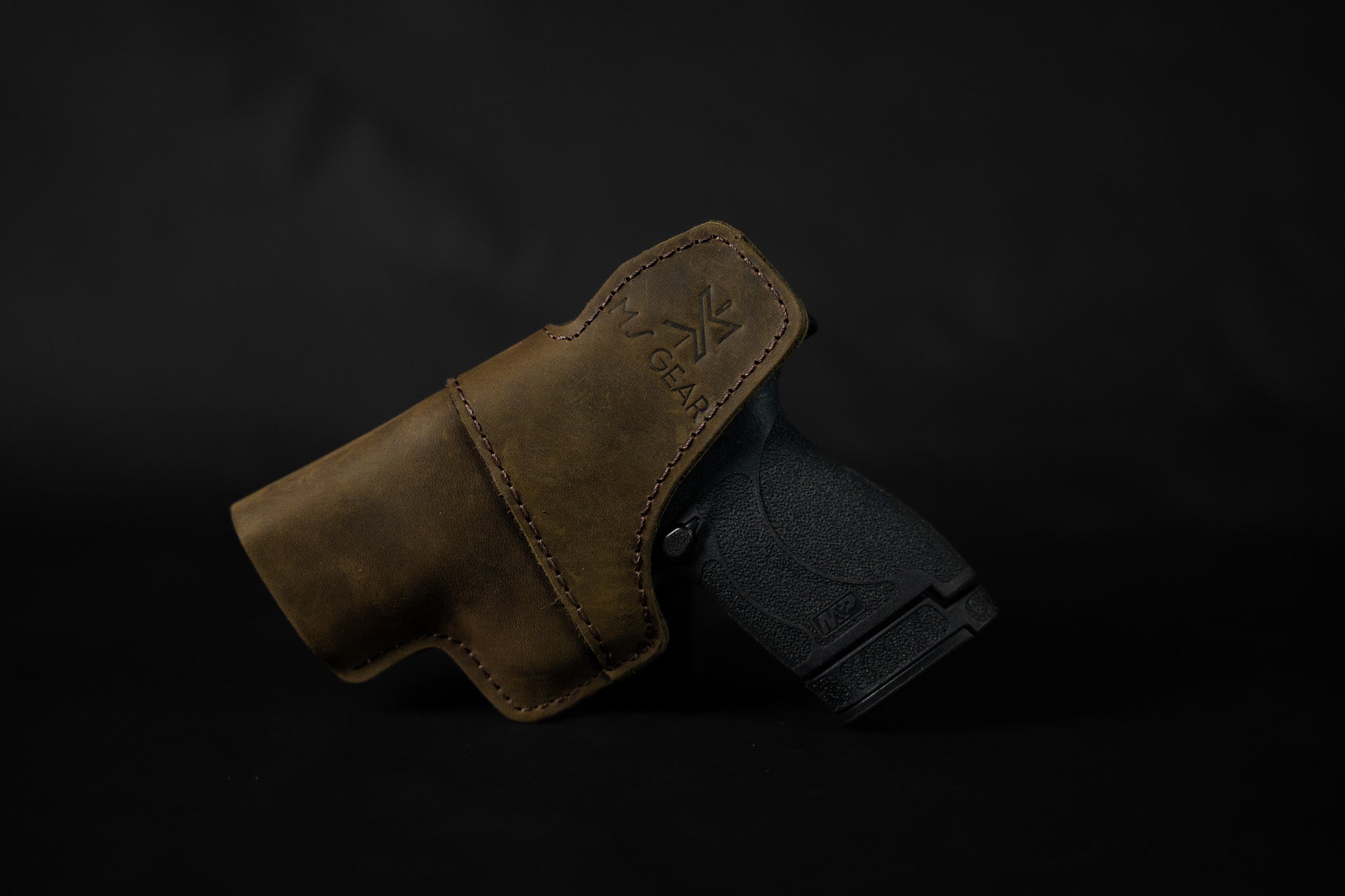 נרתיק עור פנימי (IWB) לאקדח Smith & Wesson Shield Plus מבית MOR SINAI GEAR