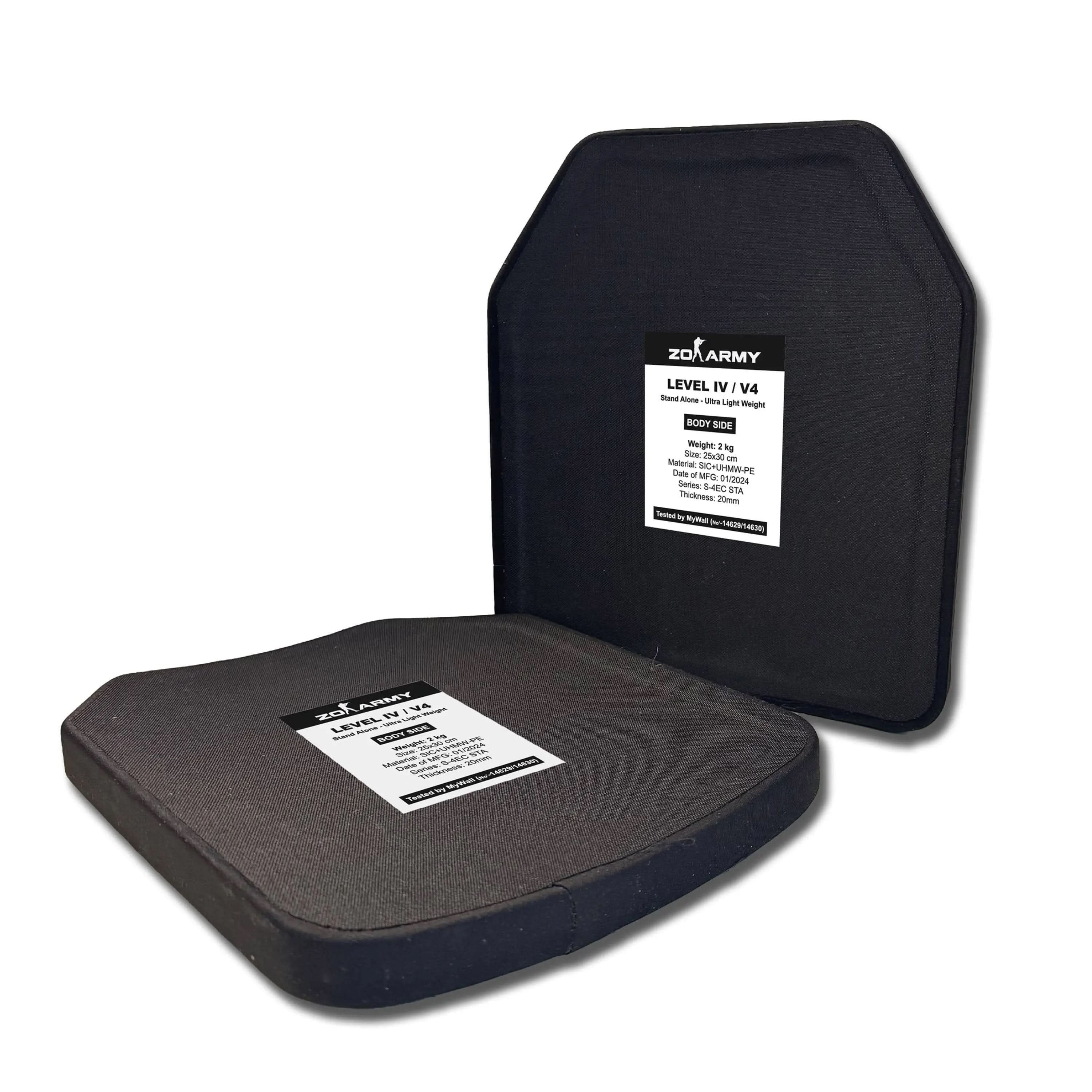 לוח מיגון בליסטית ברמה 4 קלת משקל לוחות מיגון