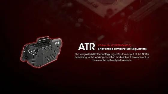 פנס טקטי nitecore npl25 צייני לייזר לנשק / פנסים