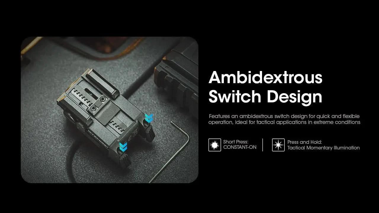 פנס טקטי nitecore npl25 צייני לייזר לנשק / פנסים