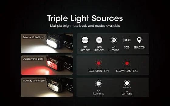 פנס לקסדה טקטית | nitecore nu31 אוזניות טקטיות ואביזרים