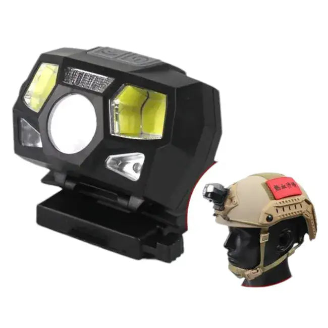 פנס קדמי לקסדה - תאורה חכמה, נוחה ורב-שימושית לכל משימה