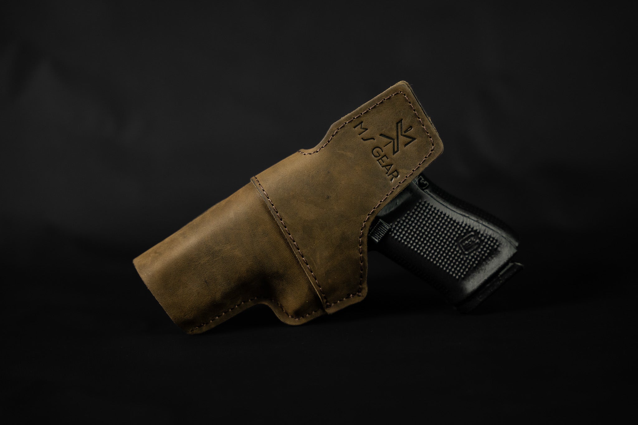נרתיק עור פנימי (IWB) לאקדח Glock 19 מבית MOR SINAI GEAR