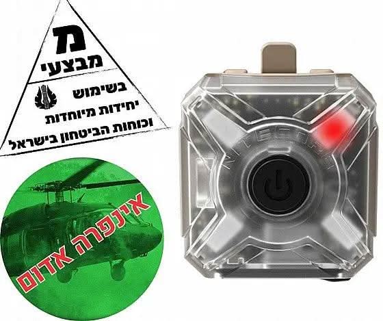 פנס אינפרה אדום טקטי | פנס נצנץ Nitecore NU06MI – תאורת איתות חכמה לשטח - Tactical Plus