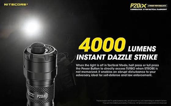 ערכת פנס יראור טקטי P20iX - Tactical Plus