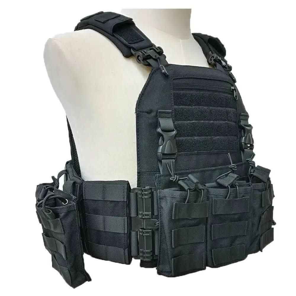 ווסט טקטי מודולרי - שחור - Tactical Plus